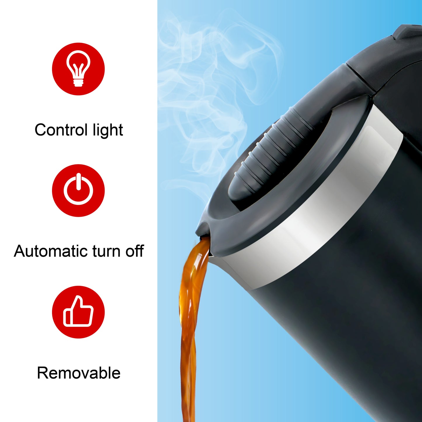 Water Kettle 0,5L 24V/300W.