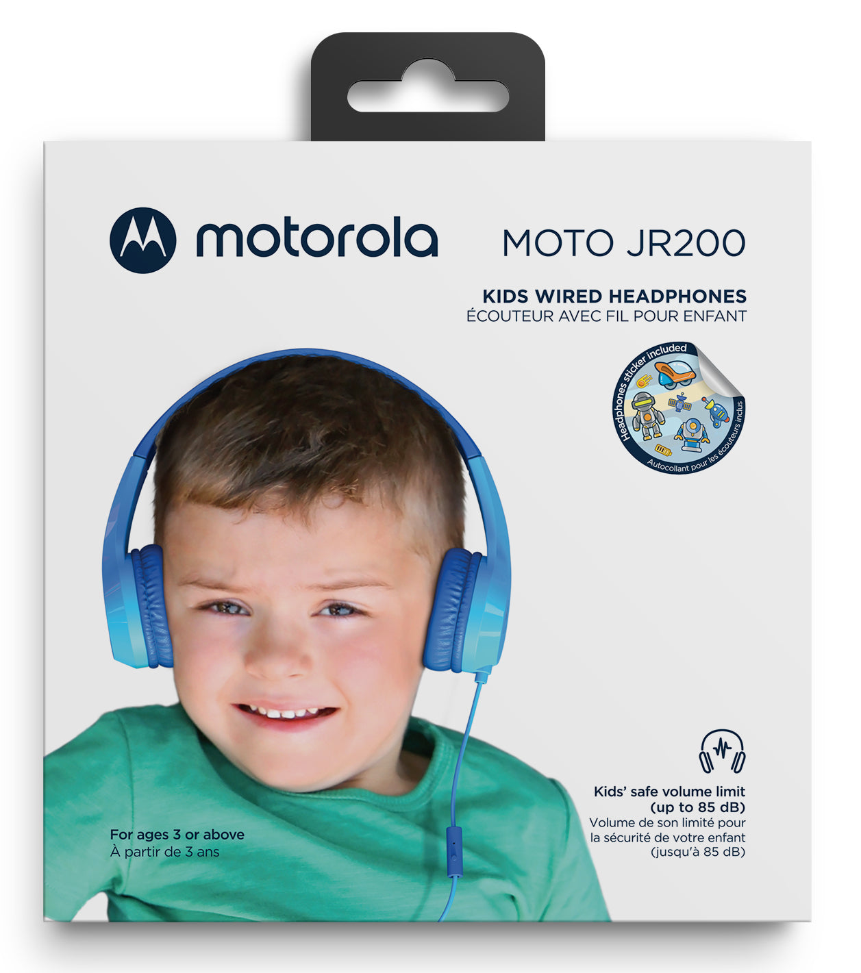 Headphone Moto Jr200 Blu