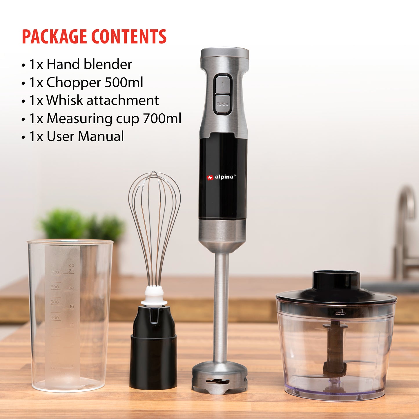 Stick Blender Set 230V Ss 1000W