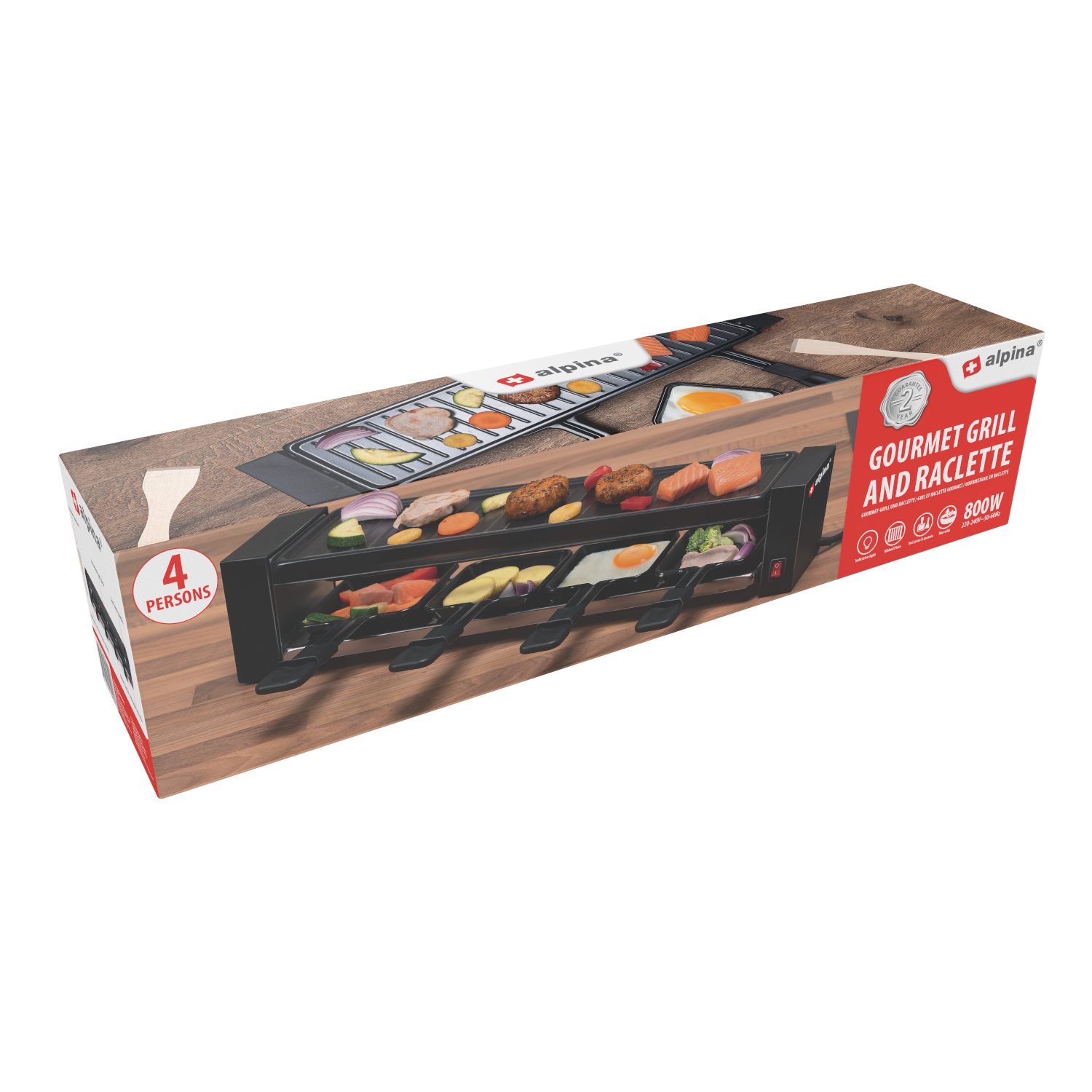 Raclette Grill 230V 800W