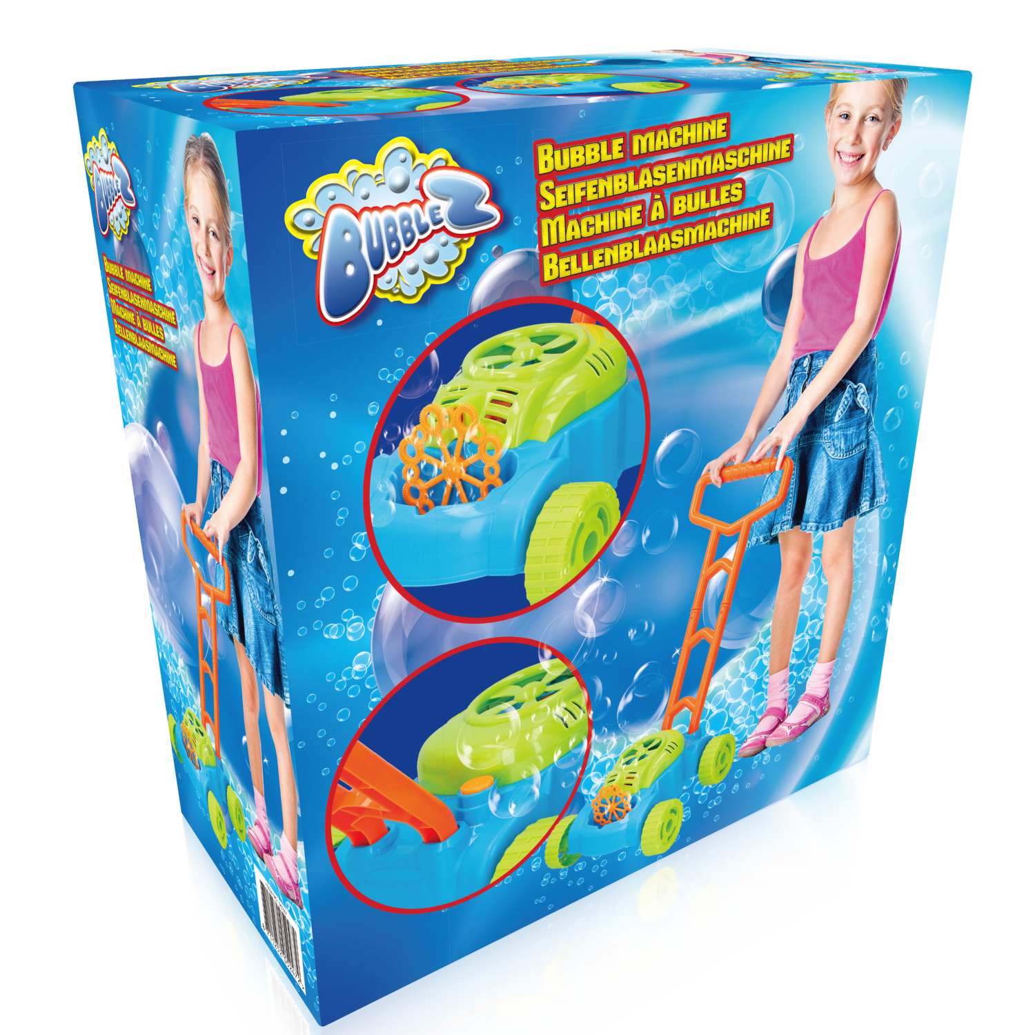 Bubble Machine Lawn Mower B/O