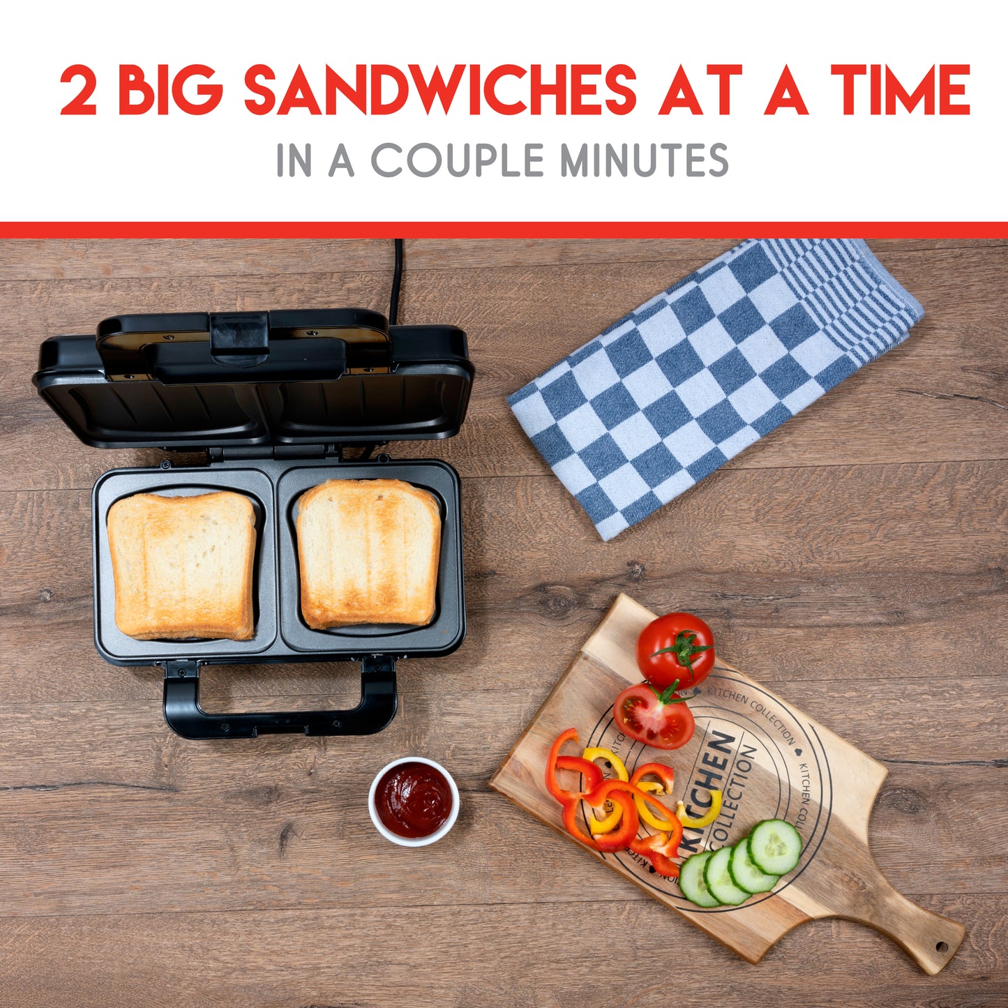 Sandwich Maker Xl Ss