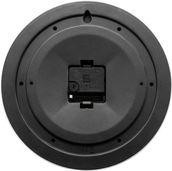 Nextime Nx-7307Wi-V2 Wandklok Nxt Diam. 25,5 Kunststof Wit, Witte Wijzerplaat