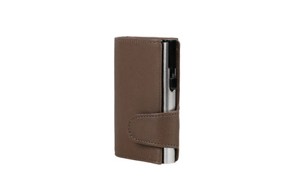 Juscha Ju-962105 Pasjeshouder Clicksafe Rfid Kunstleer Br/Zi 8 Pasjes Met Opbergvak Voor Muntgeld