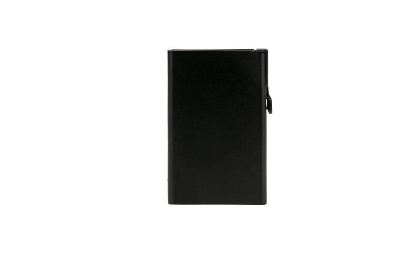Juscha Ju-951000 Pasjeshouder Clicksafe Rfid Aluminium Zwart Voor 8 Pasjes