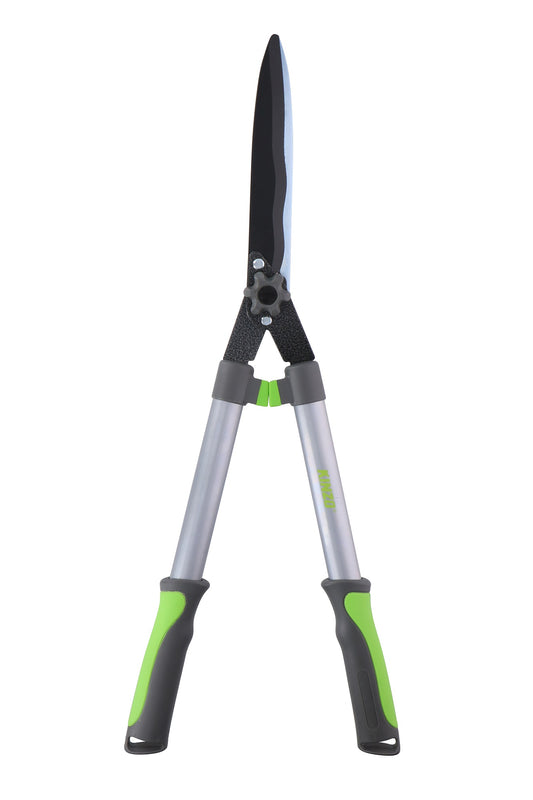 Kinzo Heggenschaar - 65Cm - Met Llaflon Bladen - Extra Sterk - Roestbestendig - Non-Stick Bladen - Grijs/Groen