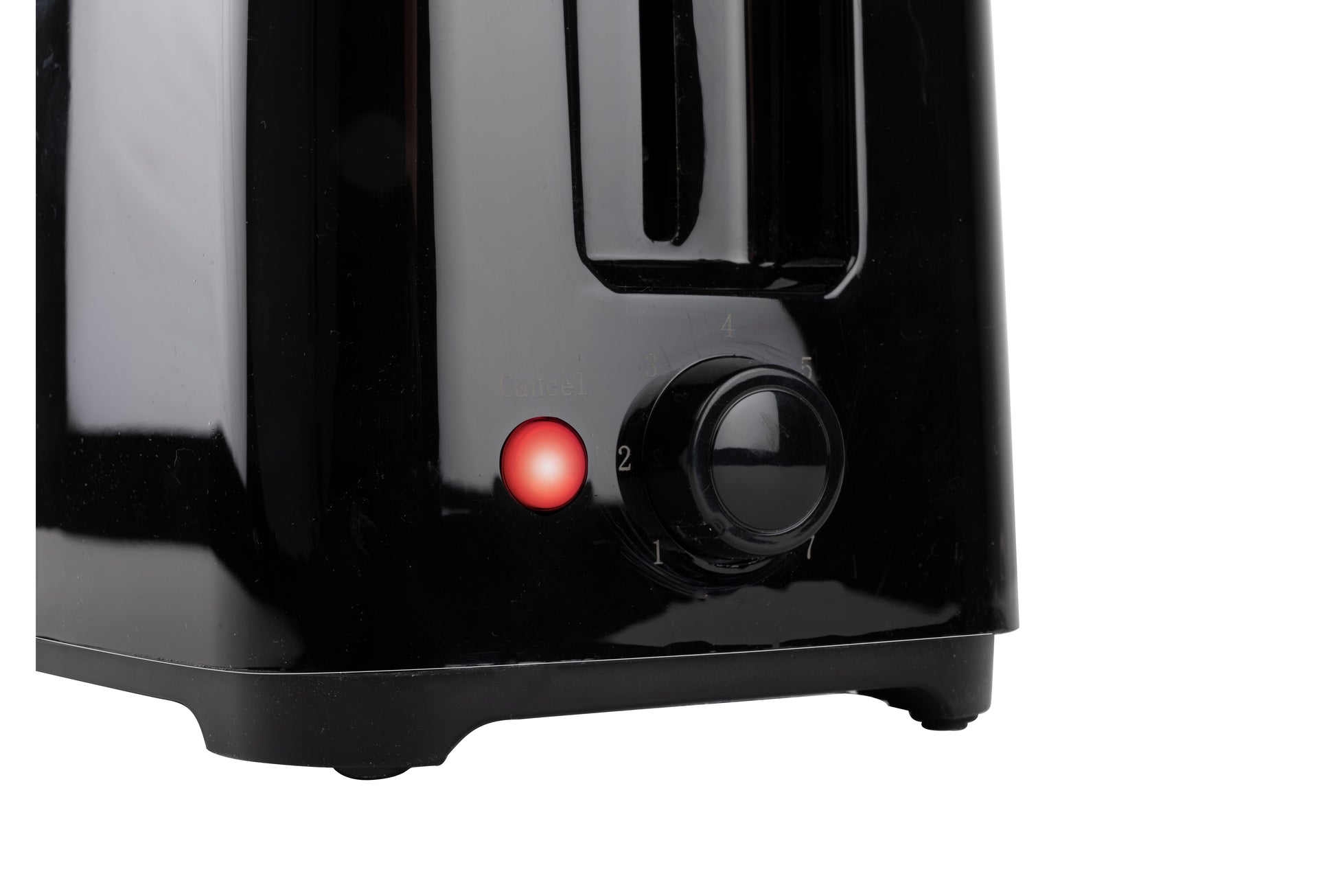 Toaster 700W  Pl Black