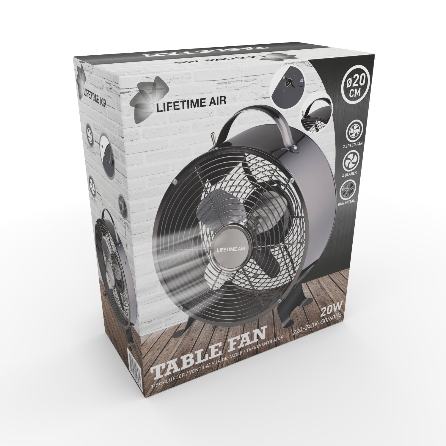 Table Fan 20Cm 20W 230V