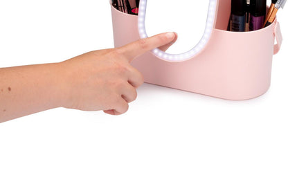 Travel Beauty Case With Led Mirror