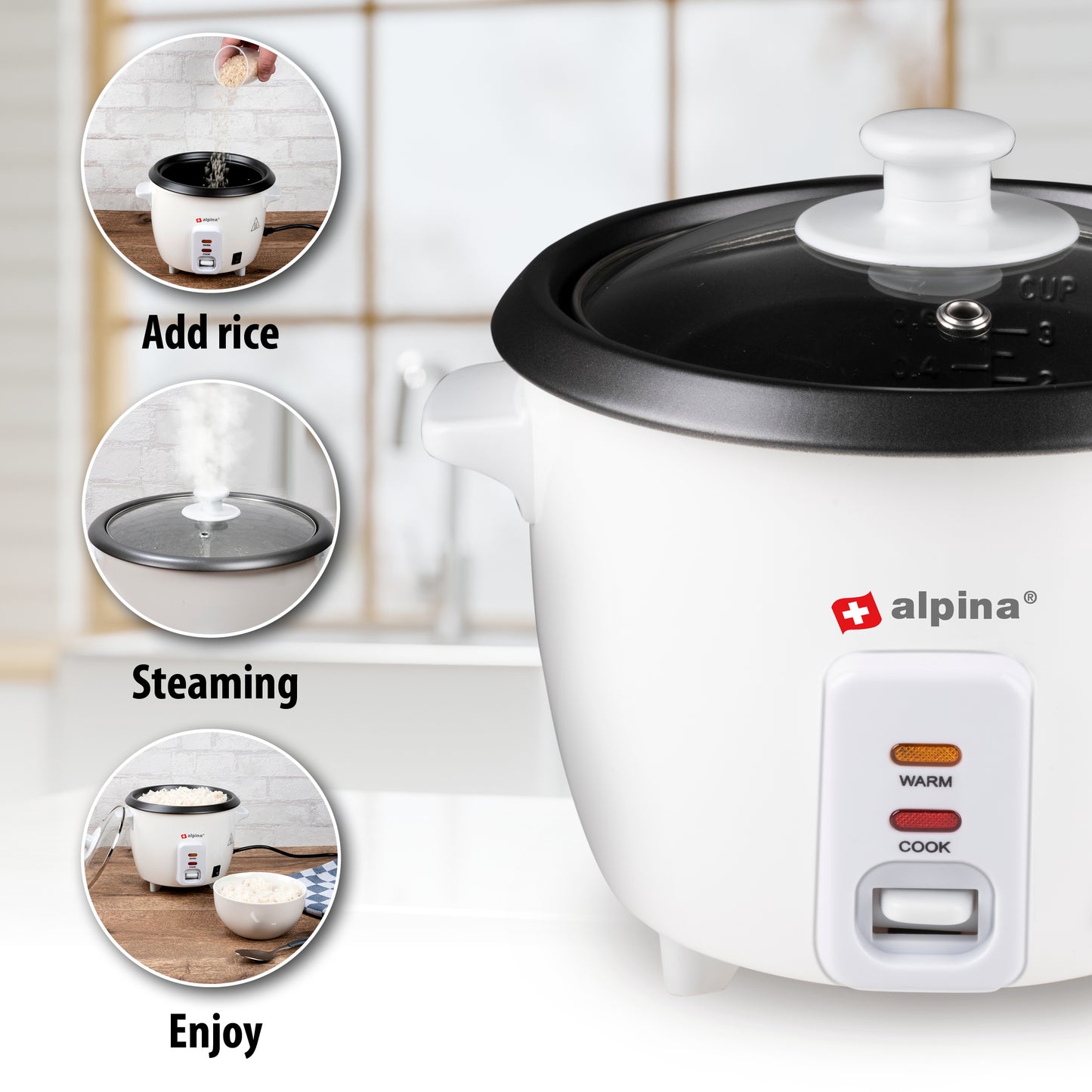 Rice Cooker 0,6L 300W