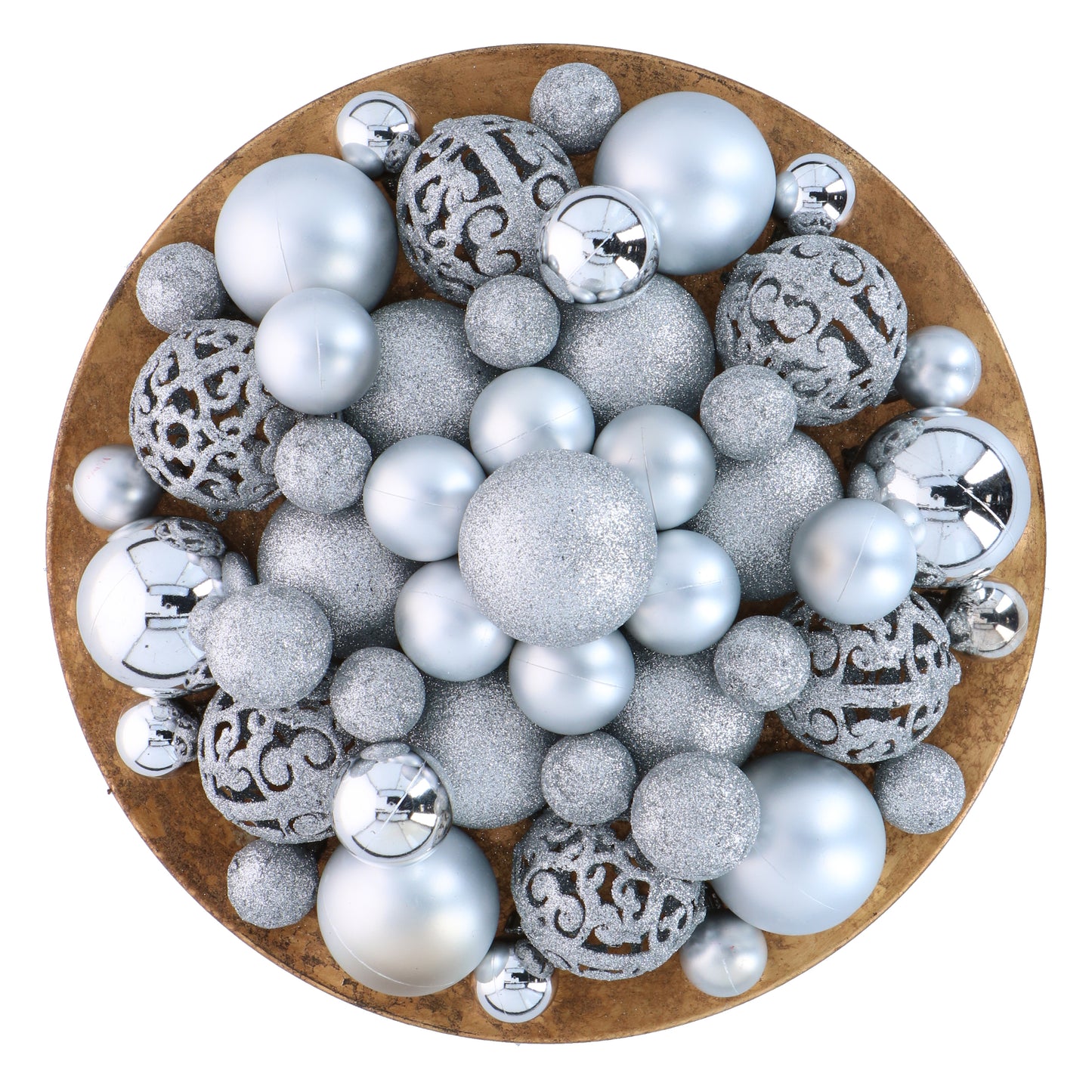 Xmas Ornament Set (101) Silver