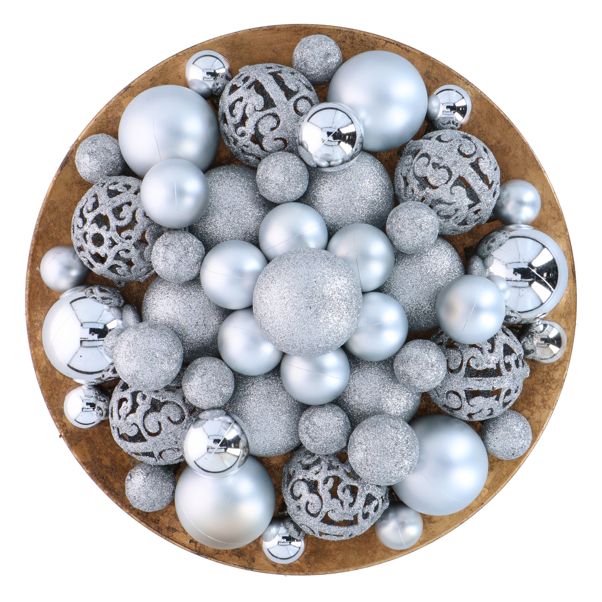 Xmas Ornament Set (101) Silver