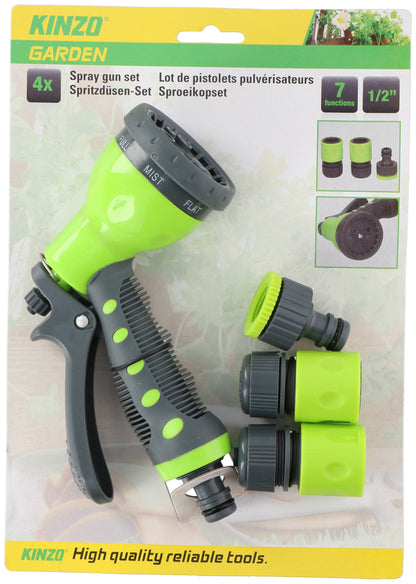Spraygun Set 7Func Pl 4Pc