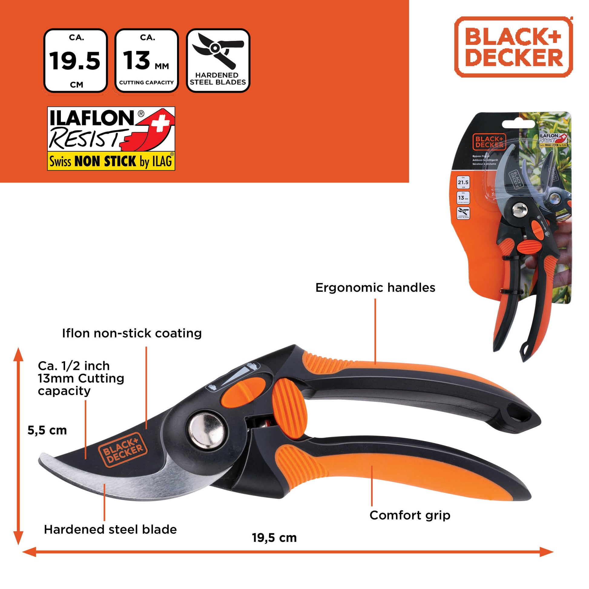 Bypass Pruner 21,5Cm