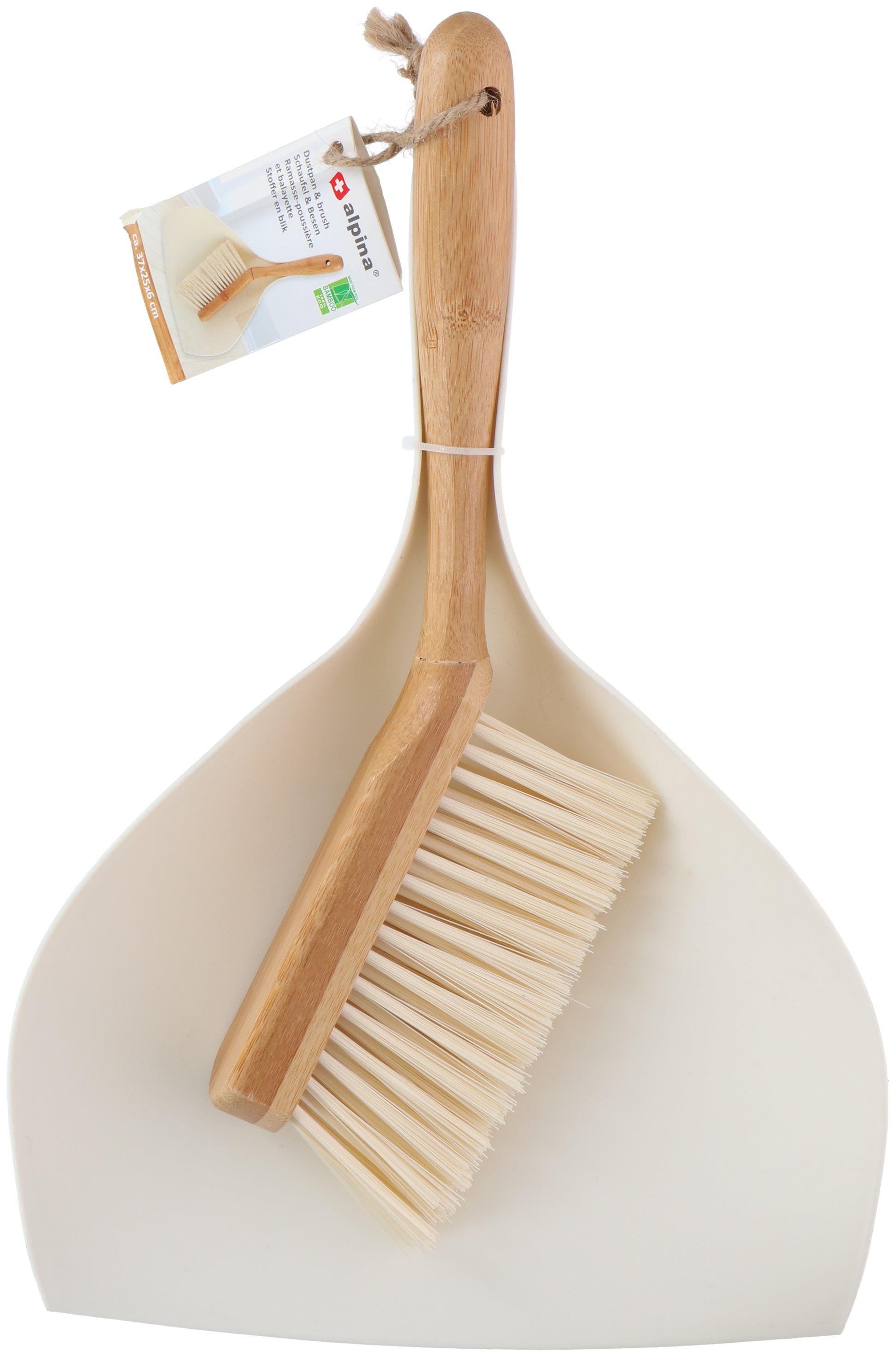 Dustpan & Brush Bamboo
