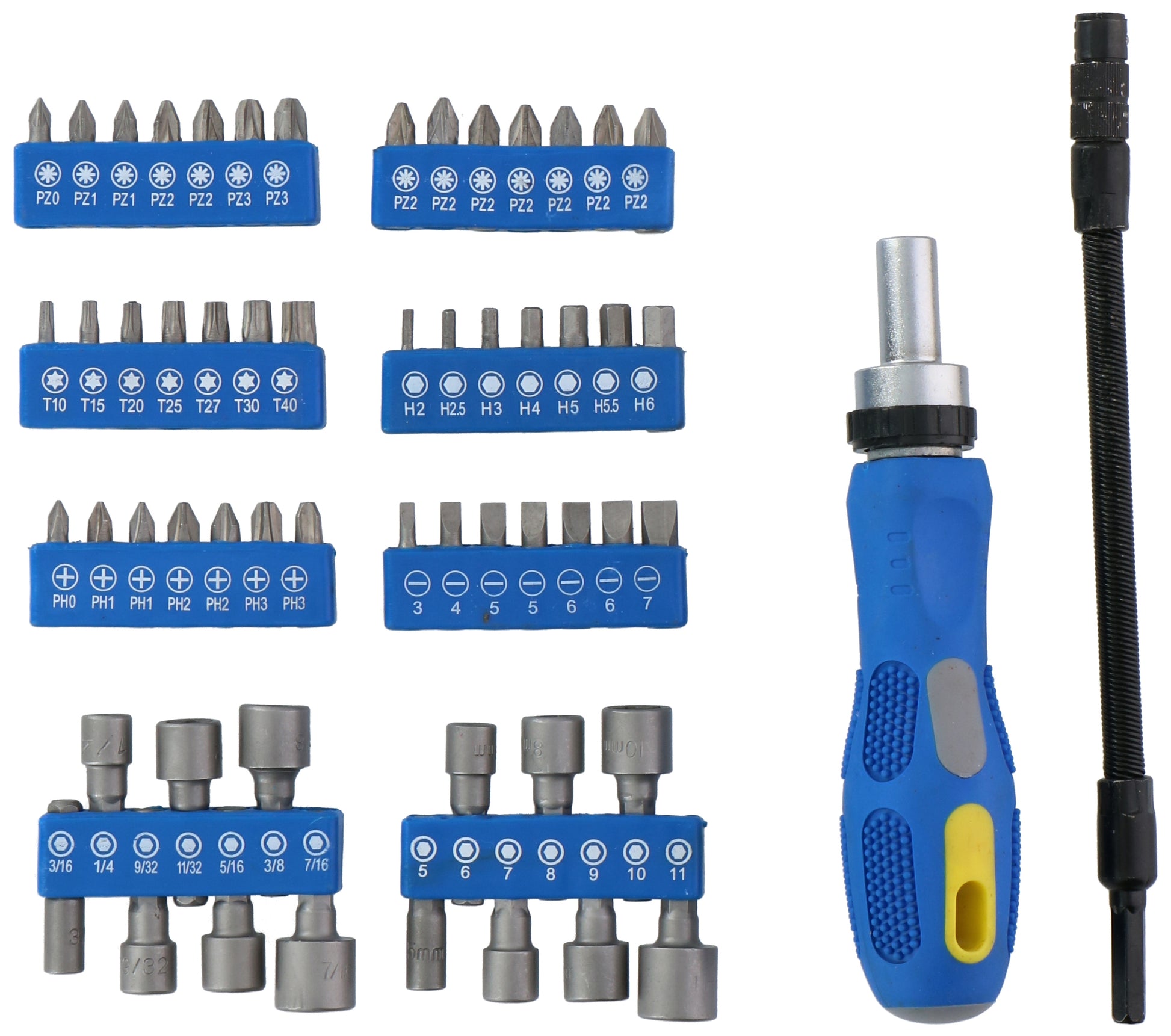 Ratchet Handle Screwdriver Set