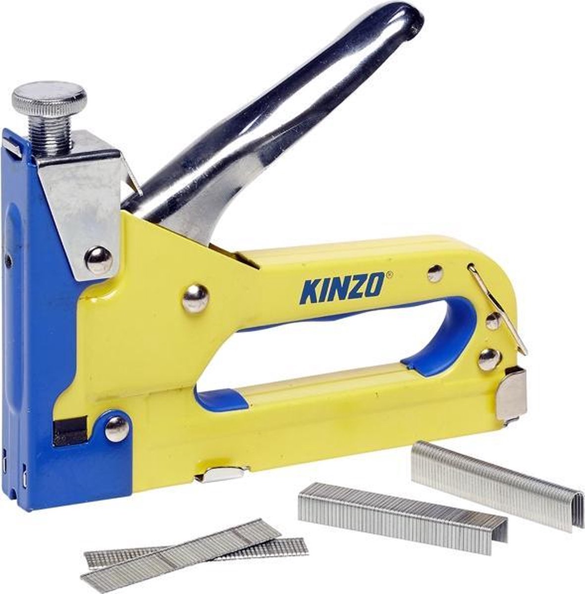 Kinzo Tacker - 3-Weg - 4-14Mm - Met Nieten, Krammen En Spijkers