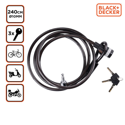 Bike Cable Lock Family Ø10X2400