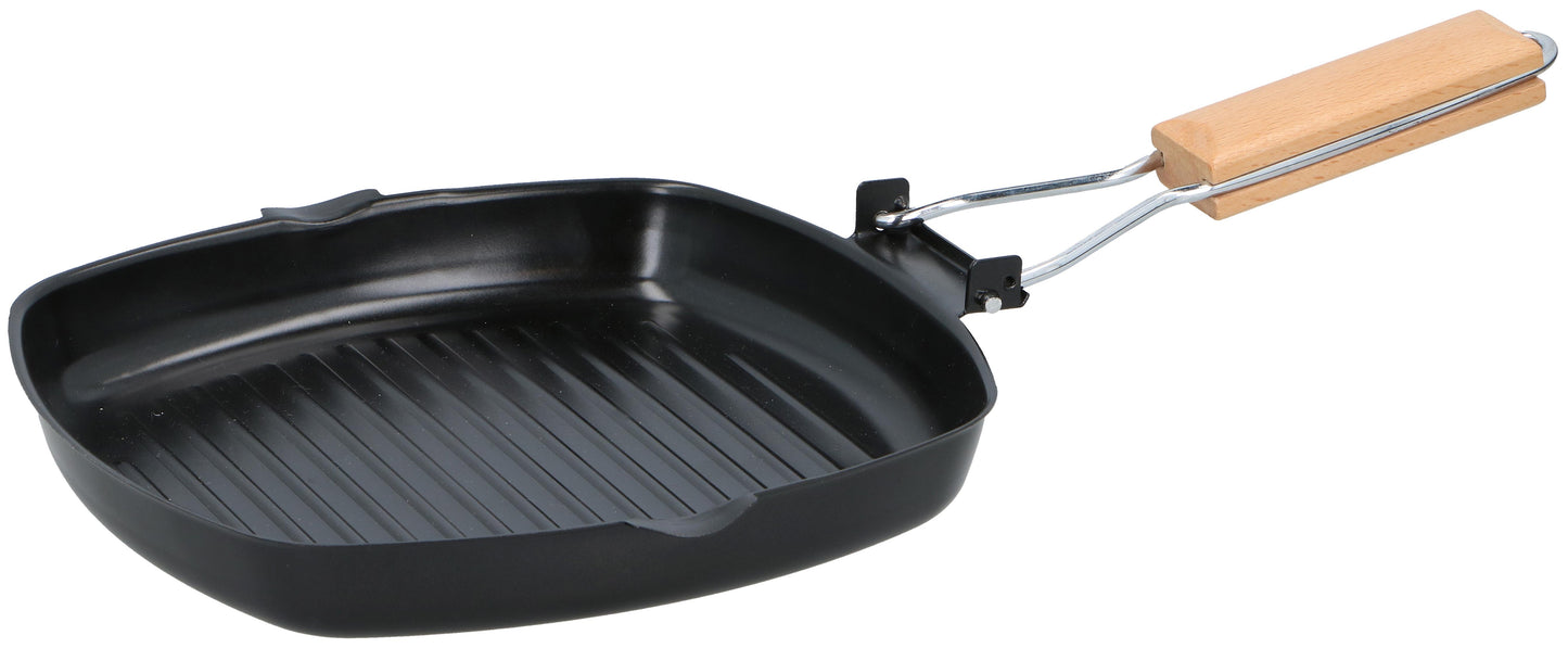 Grill Pan W/Fold Handle Ø24Cm