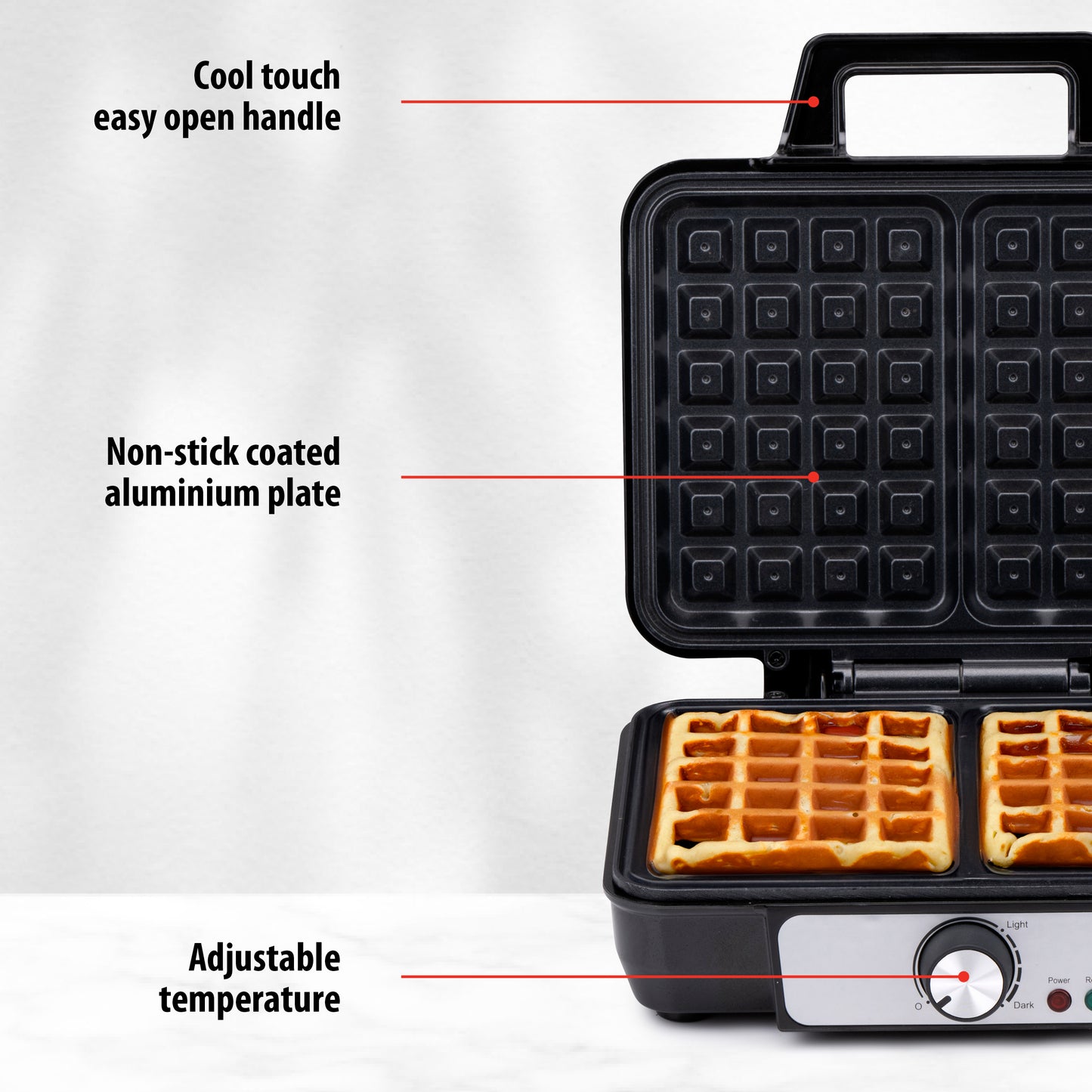 Waffle Maker 230V 1000W