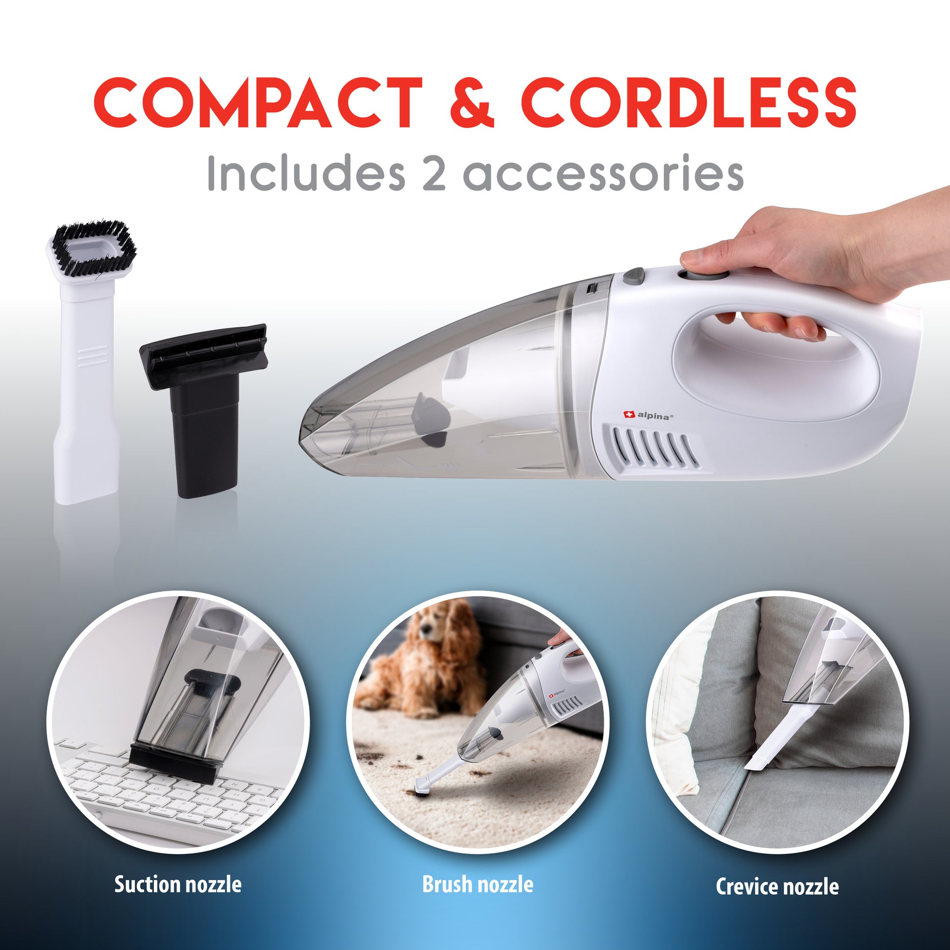 Vacuum Cleaner Handheld 4.8V