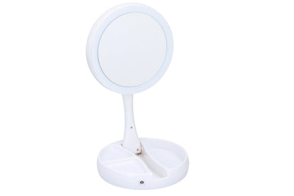 Cosmetic Mirror 12Led Foldable