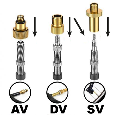 Valve Adapters 14Pc Universal
