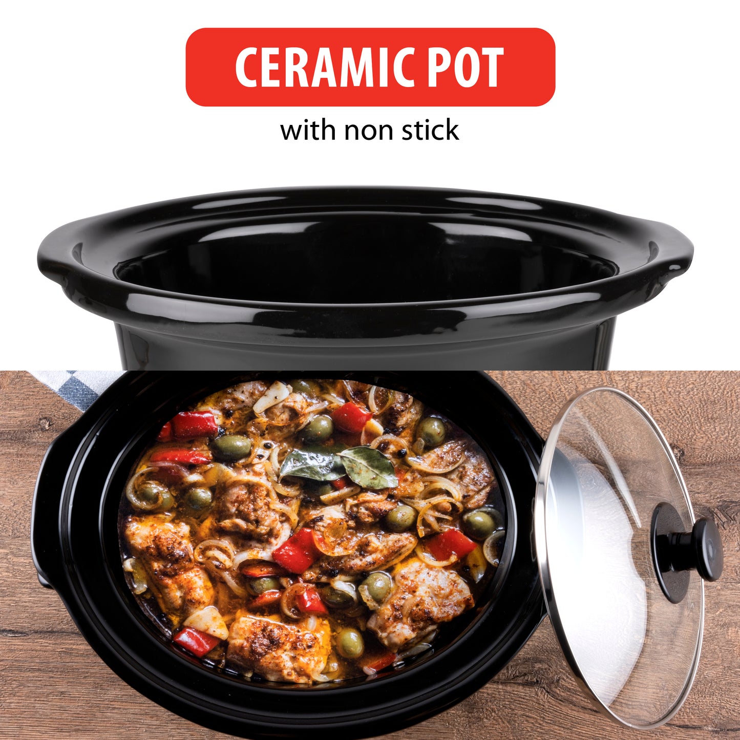 Slow Cooker 3.5L 240W
