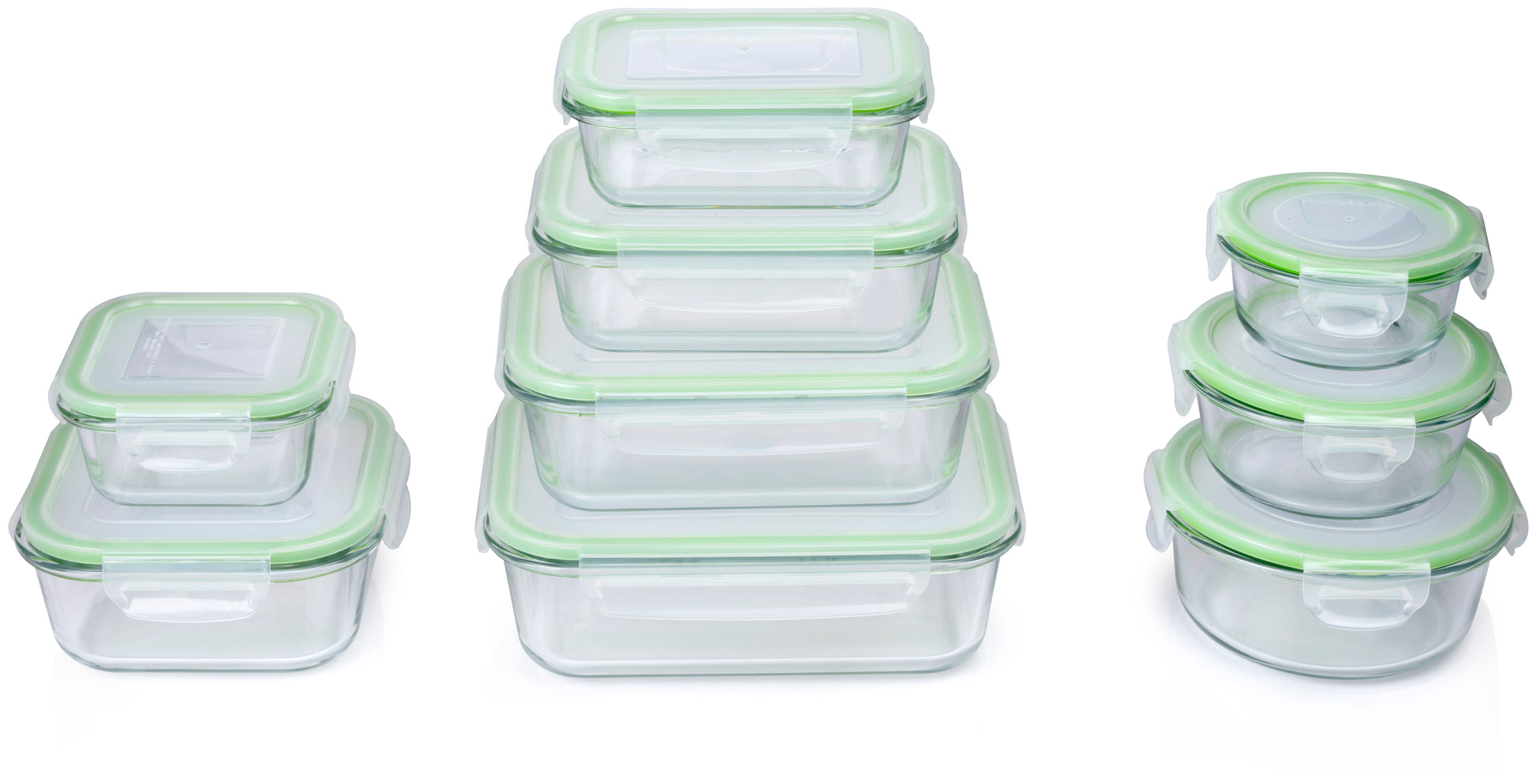 Food Container 18Pc 9Different Sizes