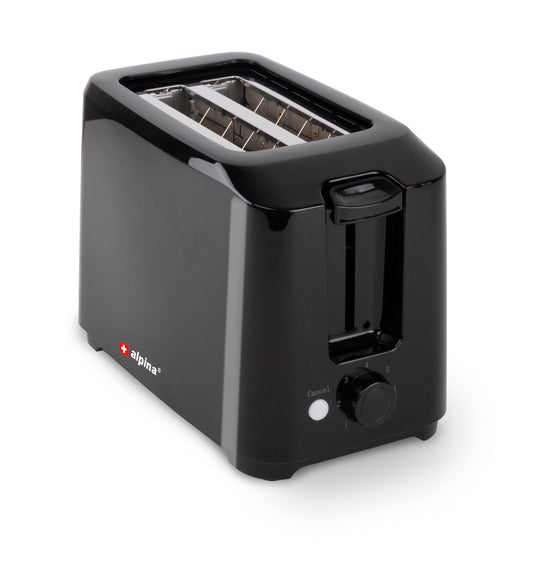 Toaster 700W  Pl Black