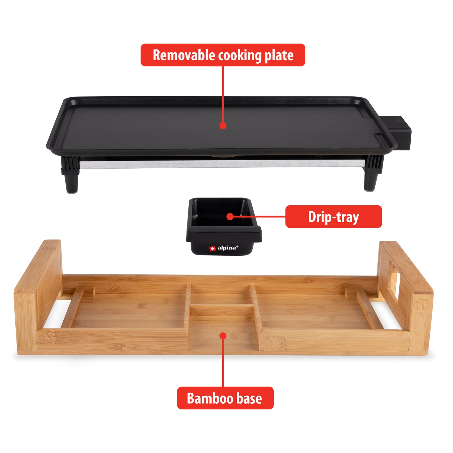 Grill Teppanyaki 2000W
