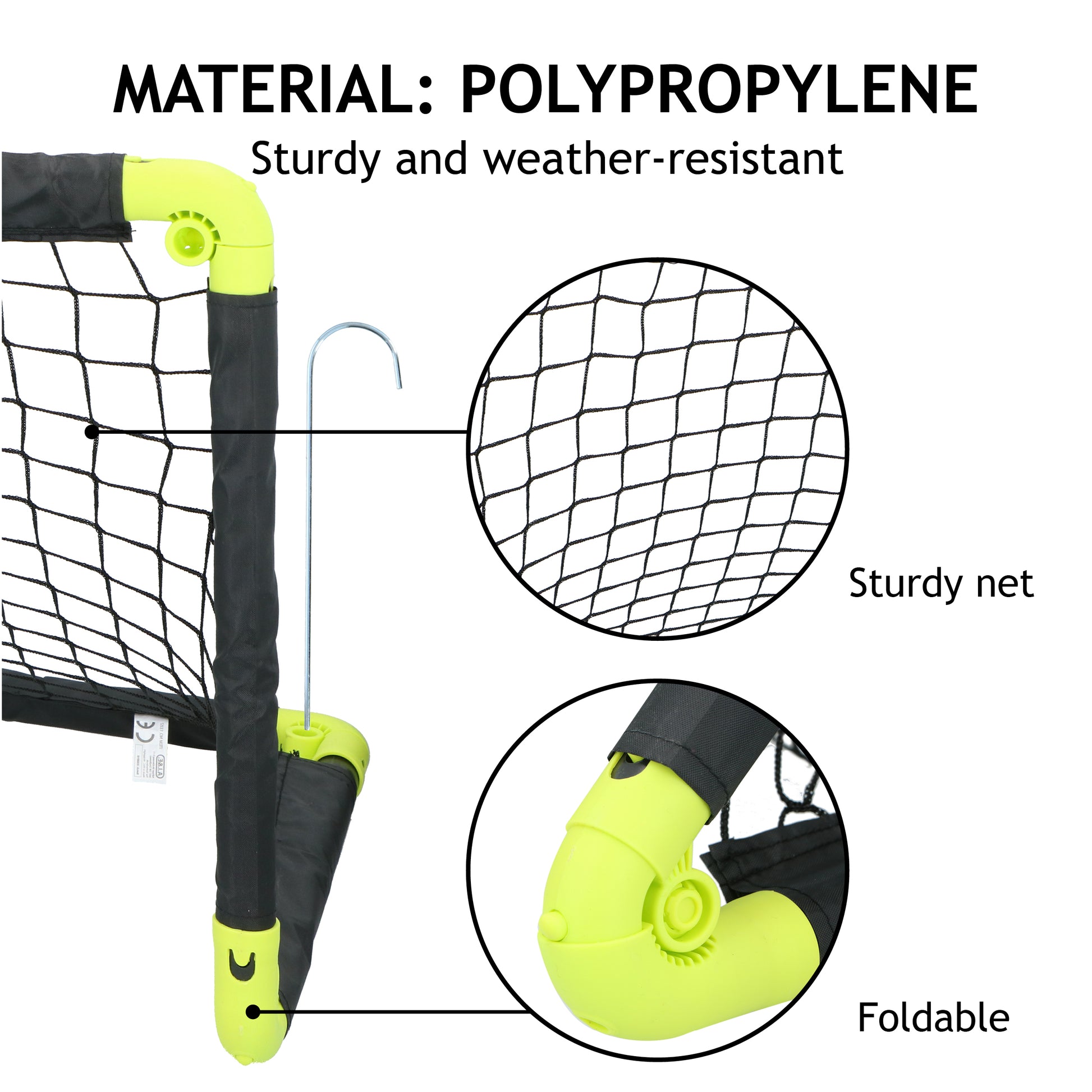 Soccer Goal Set 55Cm Pp 2Pc