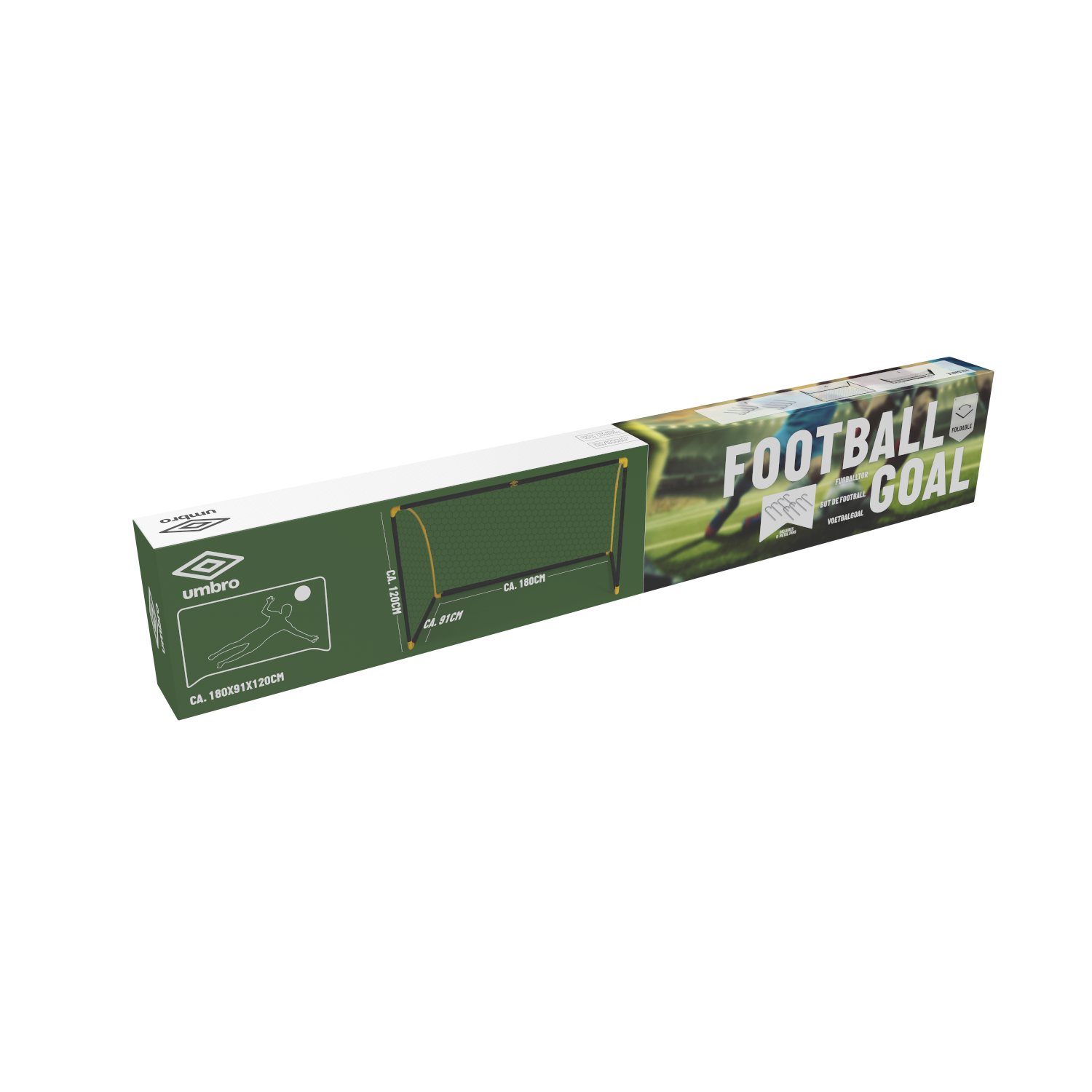 Goal Soccer 180X91X120Cm Pp