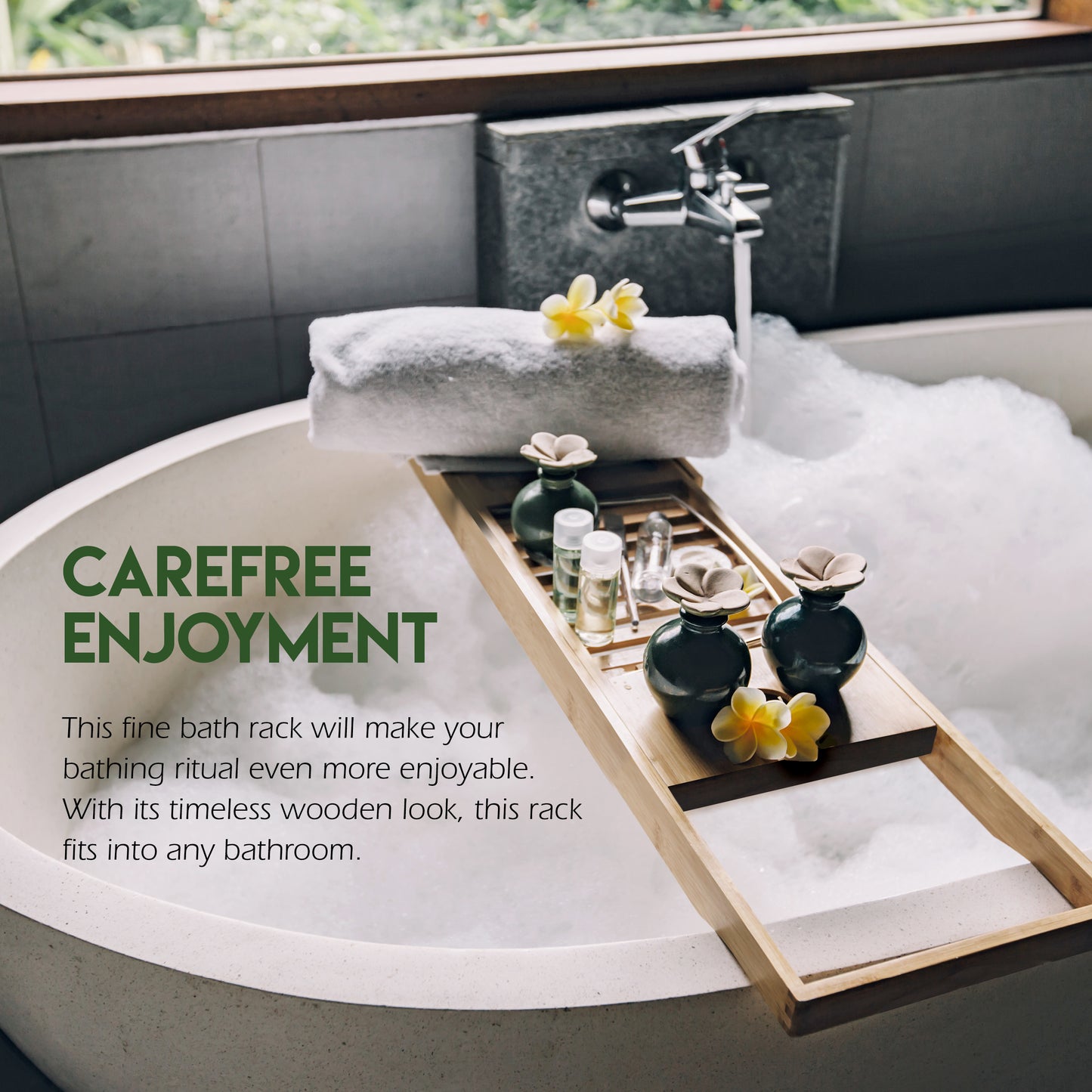 Bath Rack 50-92X4X18Cm 980Gr
