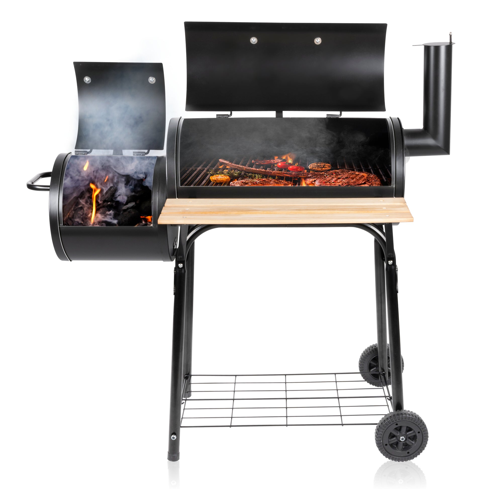 Bbq Grill Smoker 104X58X114Cm