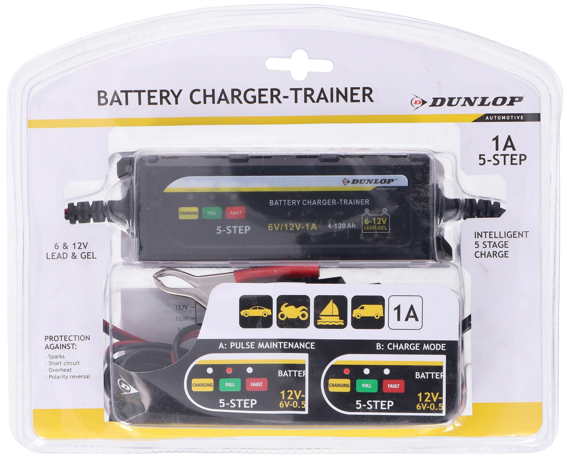Dunlop Acculader - Druppelaar 6+12V - Druppellader