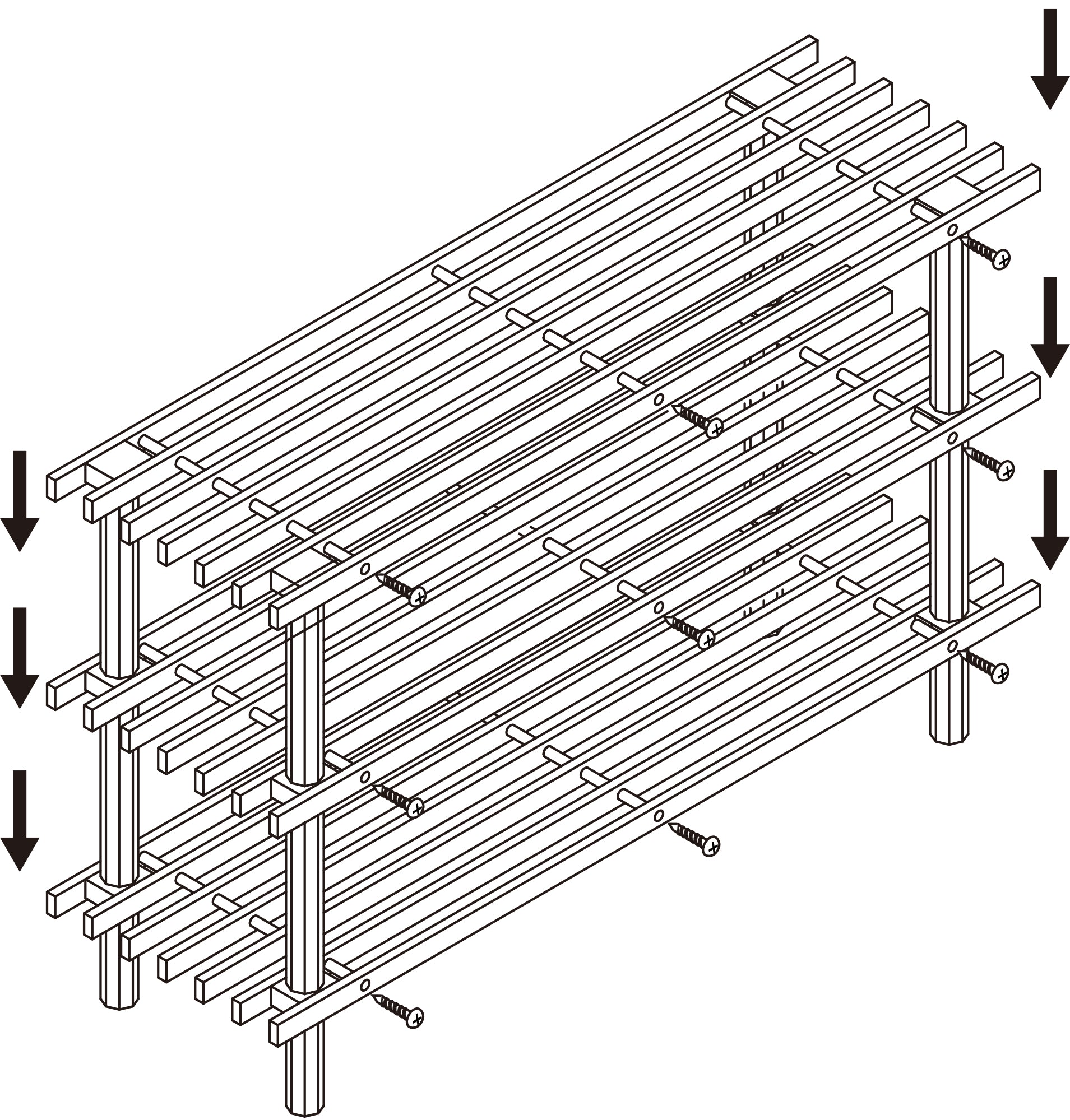 Shoe Rack 3 Levels