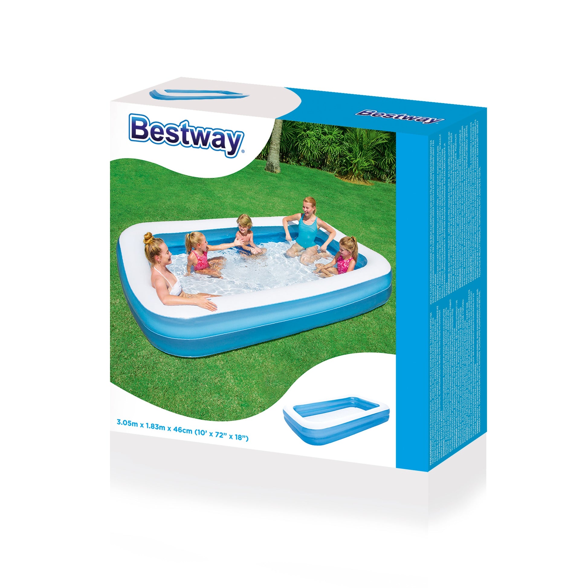 Pool 305X183X46Cm 2Ring Family