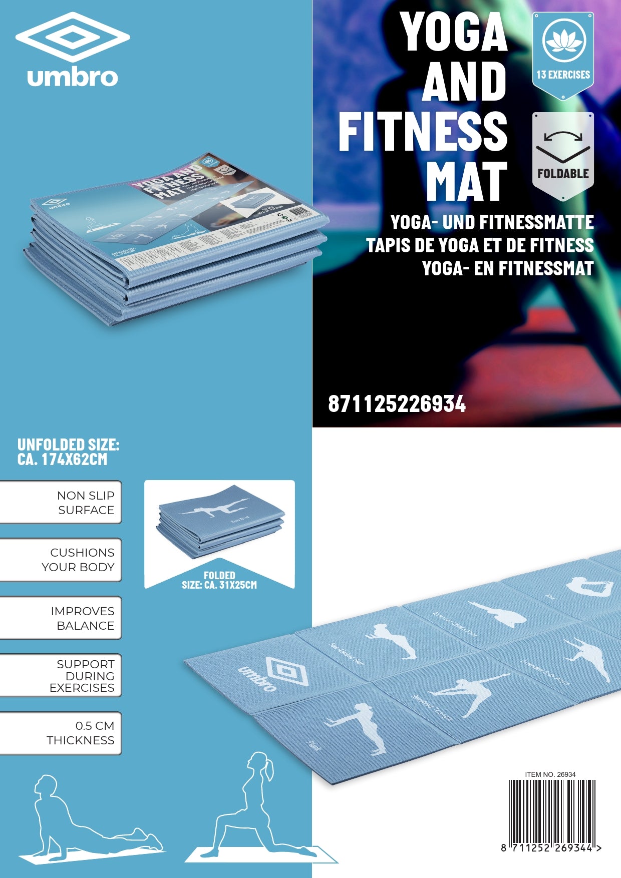 Yoga Mat Foldable