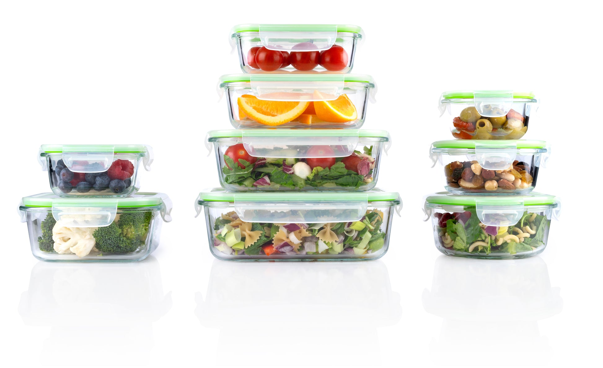 Food Container 18Pc 9Different Sizes