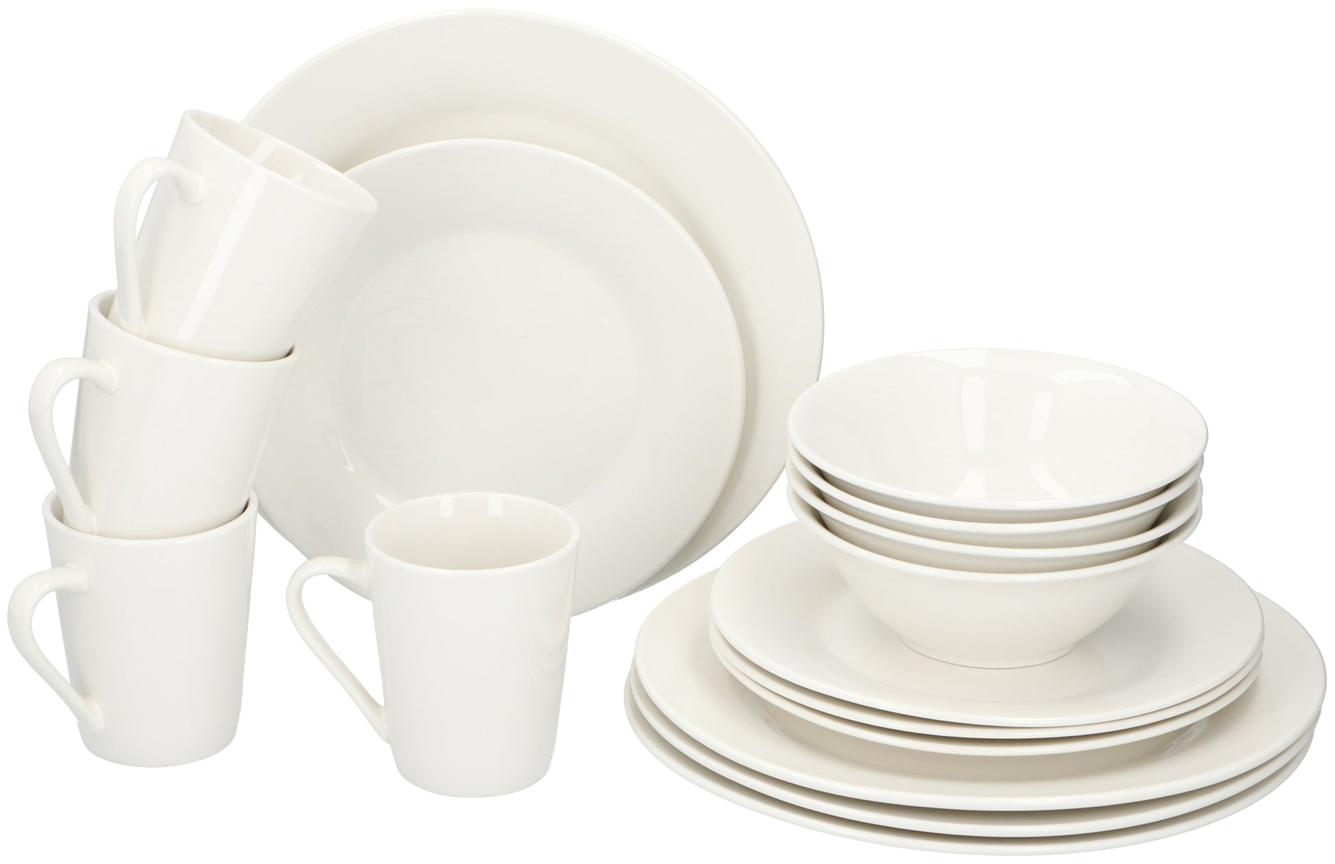 Dinerset 16Pcs Wit Sw