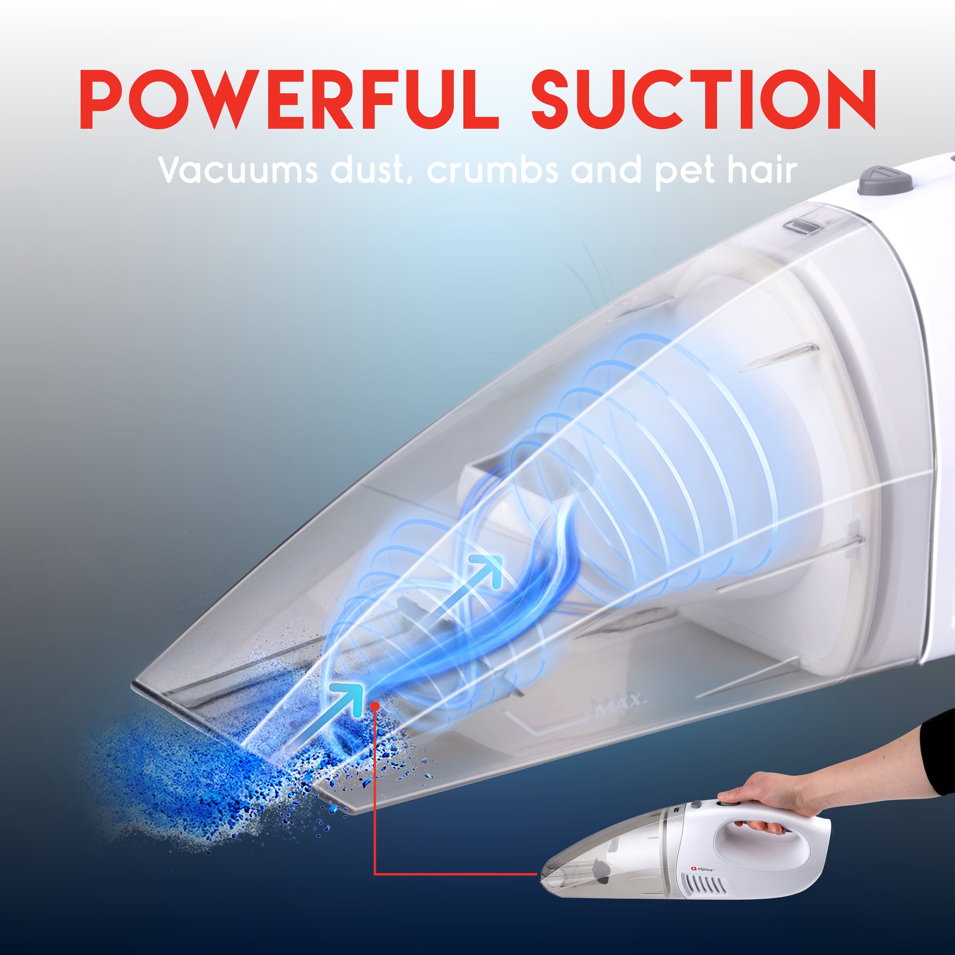 Vacuum Cleaner Handheld 4.8V