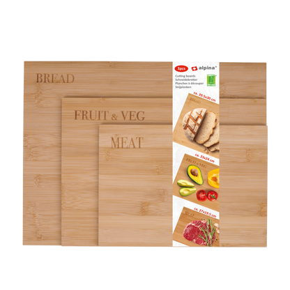 Cut Board With Text 3Pcs
