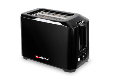 Toaster 700W  Pl Black