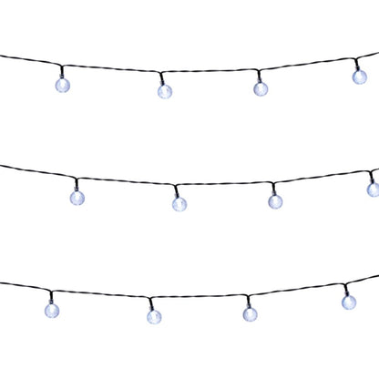 Solar Bulb 50Pc String Warm White Led