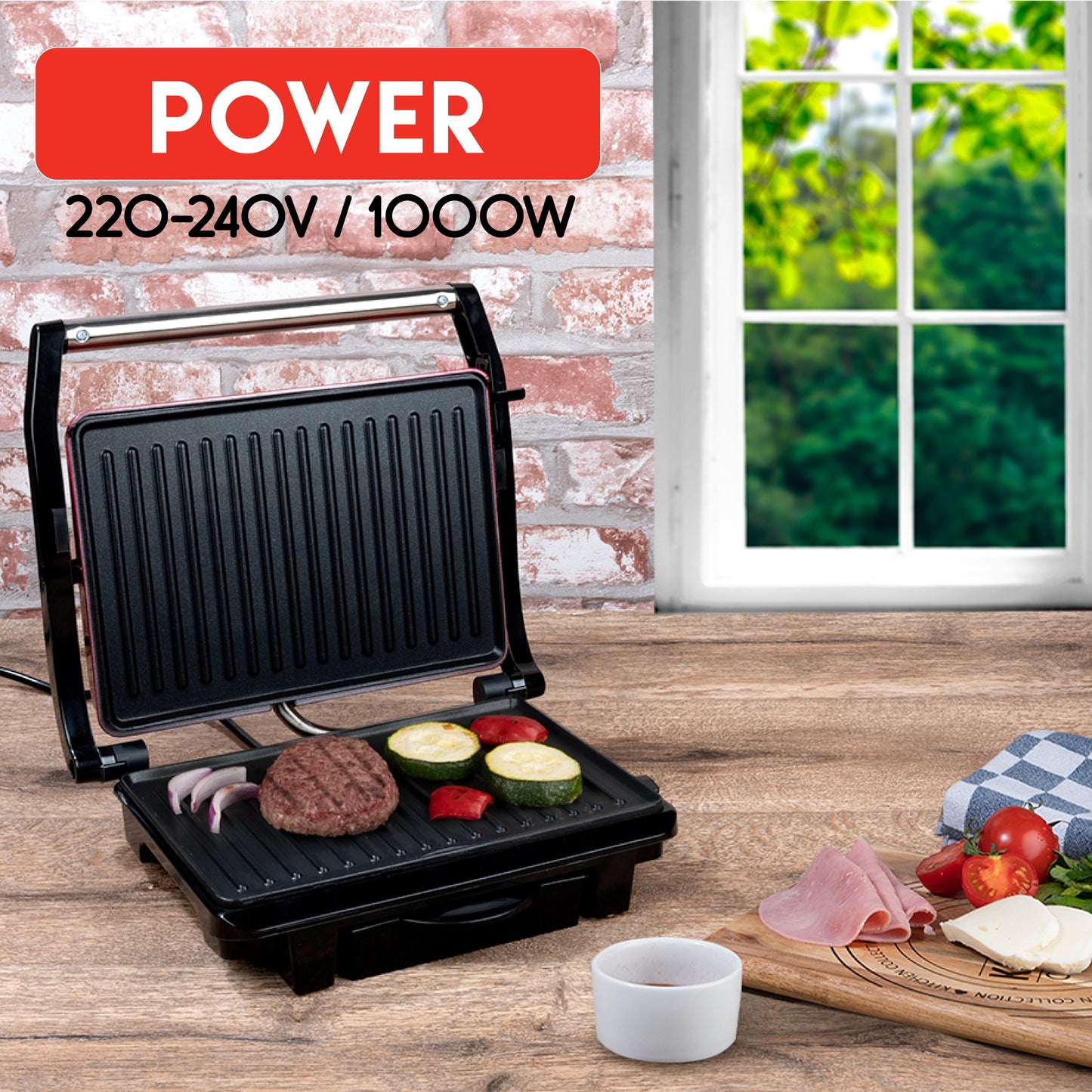 Contact Grill 220-240V 1000W