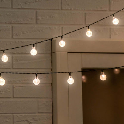 Solar Bulb 50Pc String Warm White Led