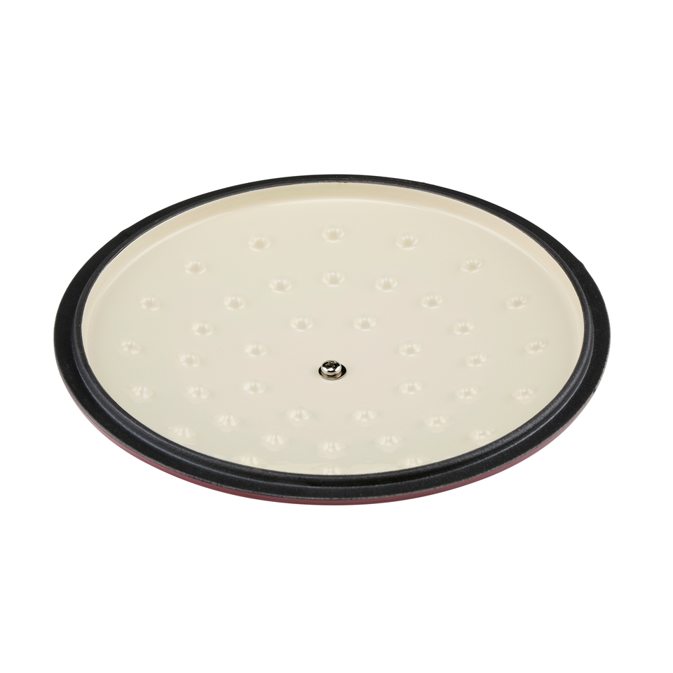 Casserole Enamel Cast Iron Red