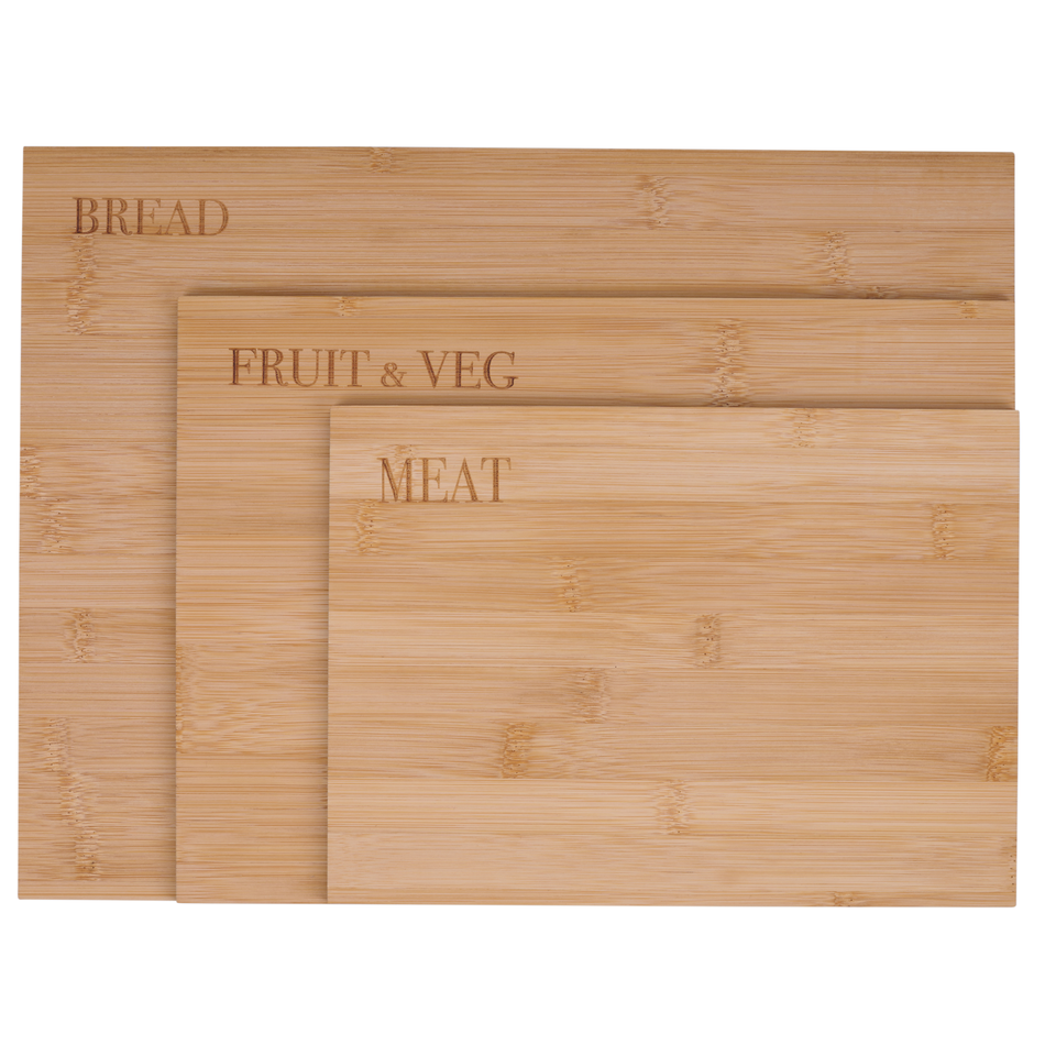 Cut Board With Text 3Pcs