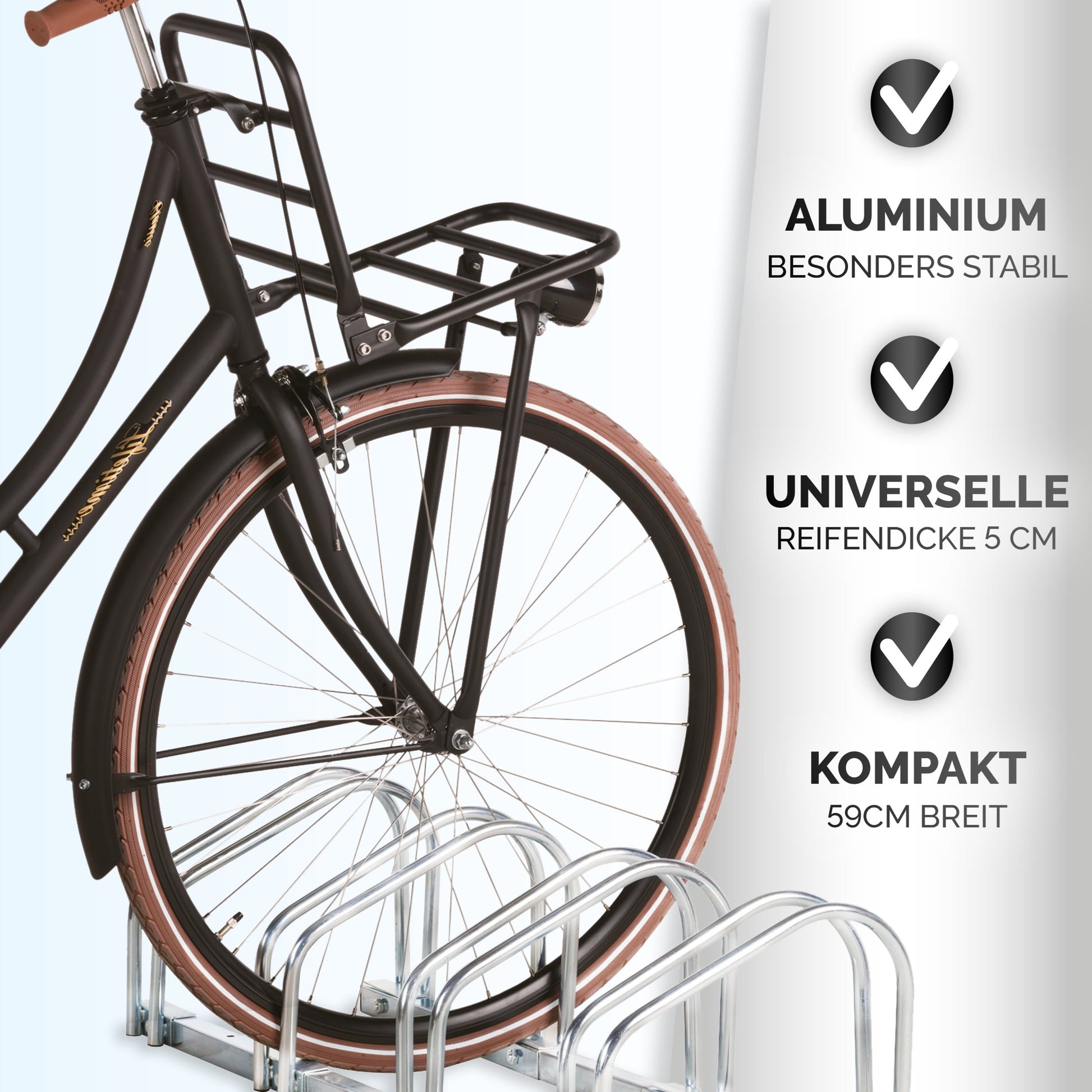 Bicycle Rack Floormount 4Bikes